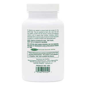 Second side product image of Mega B-150 Sustained Release Tablets containing 60 Count