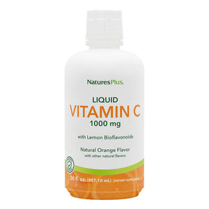 Frontal product image of Liquid Vitamin C 1000mg Liquid containing 30 FL OZ