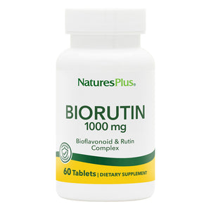 Frontal product image of Biorutin® 1000 mg Tablets containing 60 Count