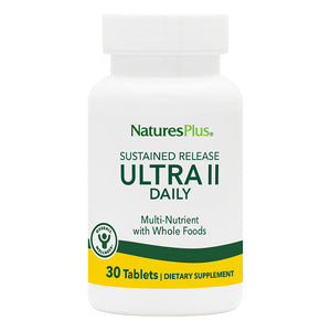 Frontal product image of Ultra II® Multi-Nutrient Sustained Release Tablets containing 30 Count