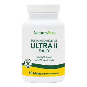Frontal product image of Ultra II® Multi-Nutrient Sustained Release Tablets containing 60 Count