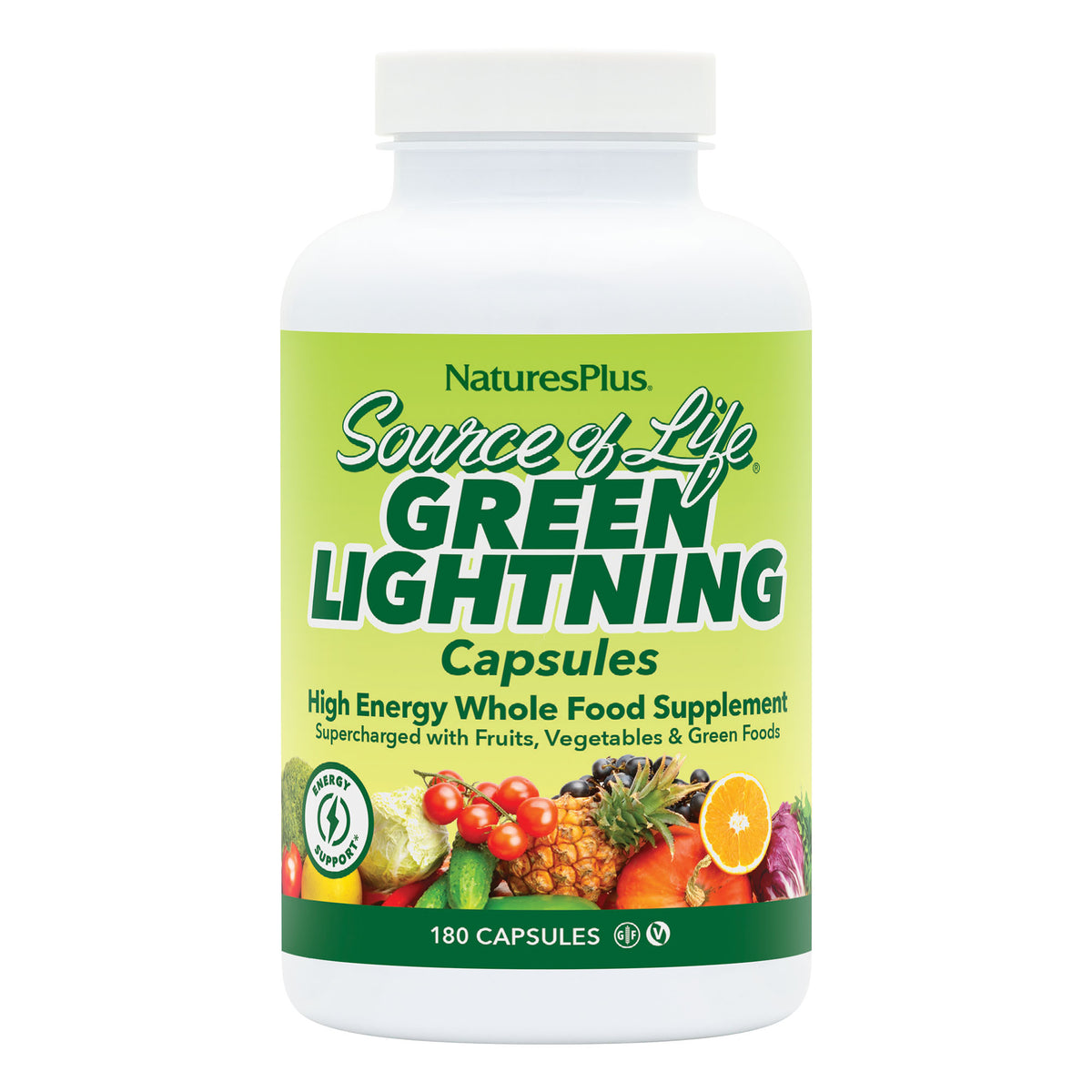 product image of Source of Life® Green Lightning® Capsules containing 180 Count