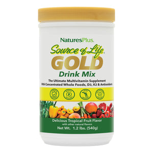 Frontal product image of Source of Life® GOLD Drink Mix containing 1.20 LB
