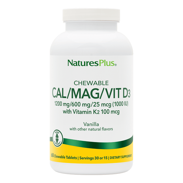 Calcium/Magnesium/Vitamin D3 with Vitamin K2 Chewables - Vanilla