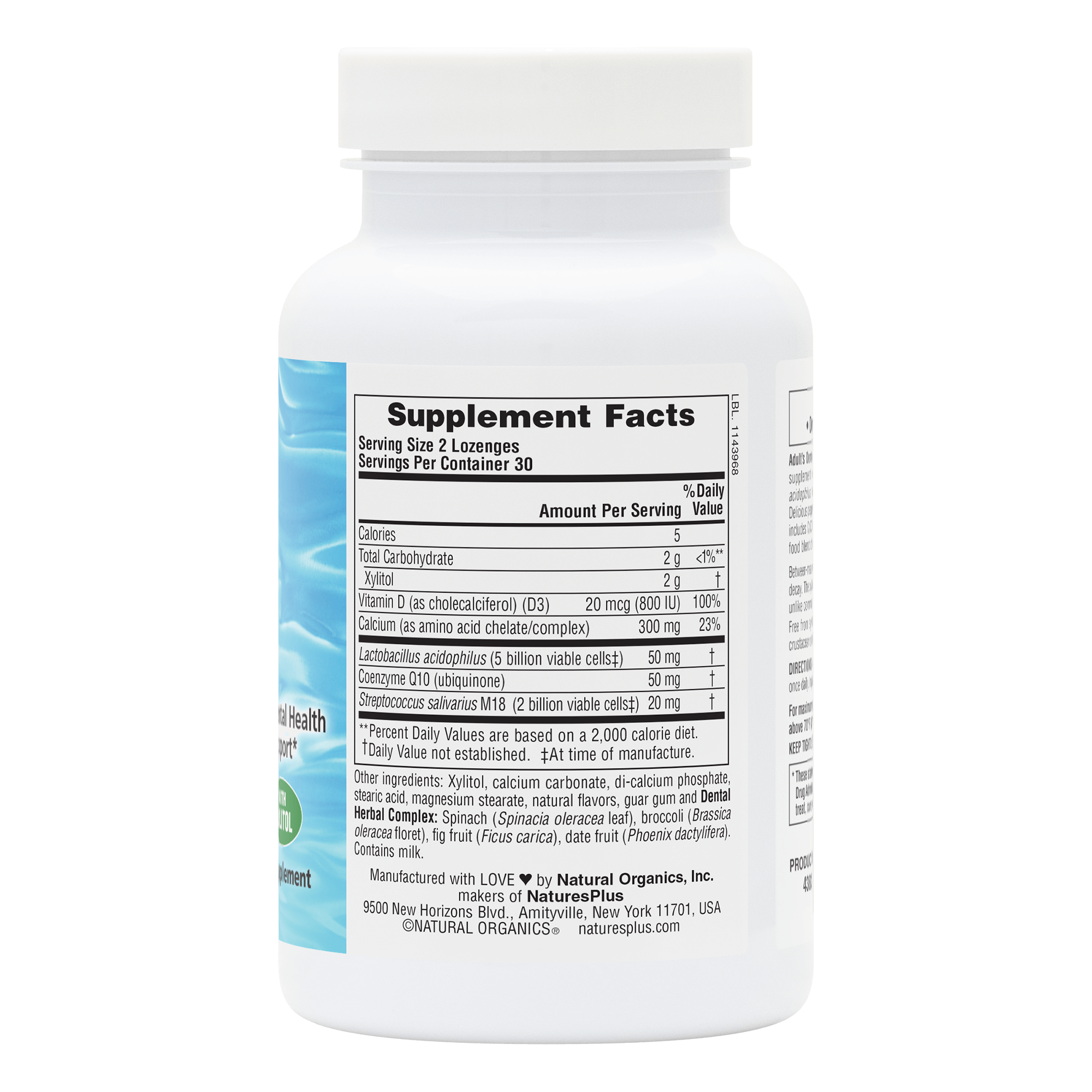 Adult's Dental Care Probiotic Lozenges