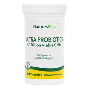 Frontal product image of Ultra Probiotics Capsules containing 60 Count