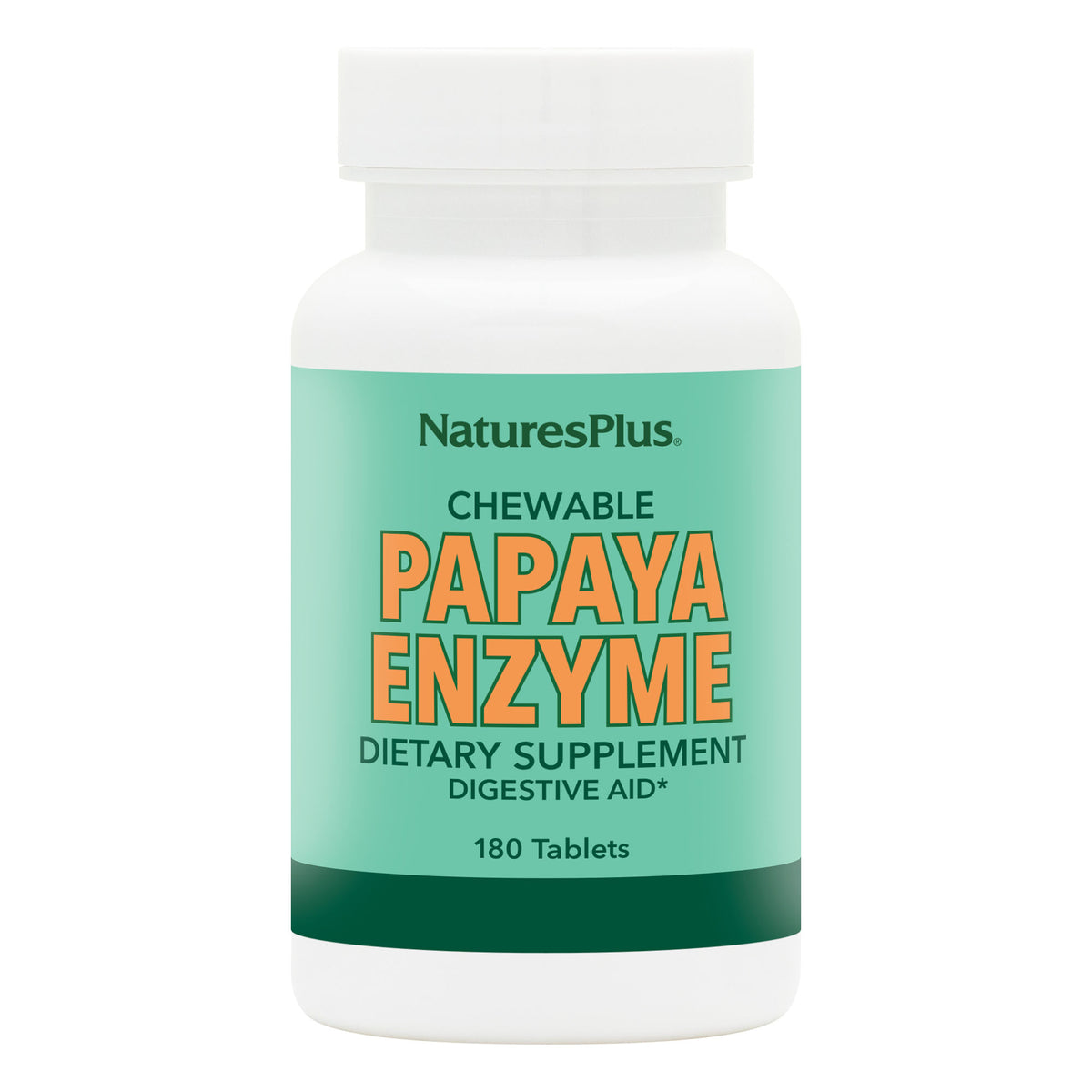 product image of Papaya Enzyme Chewables containing 180 Count