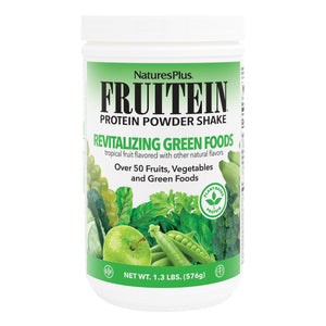 Frontal product image of FRUITEIN® Revitalizing Green Foods Shake containing 1.30 LB