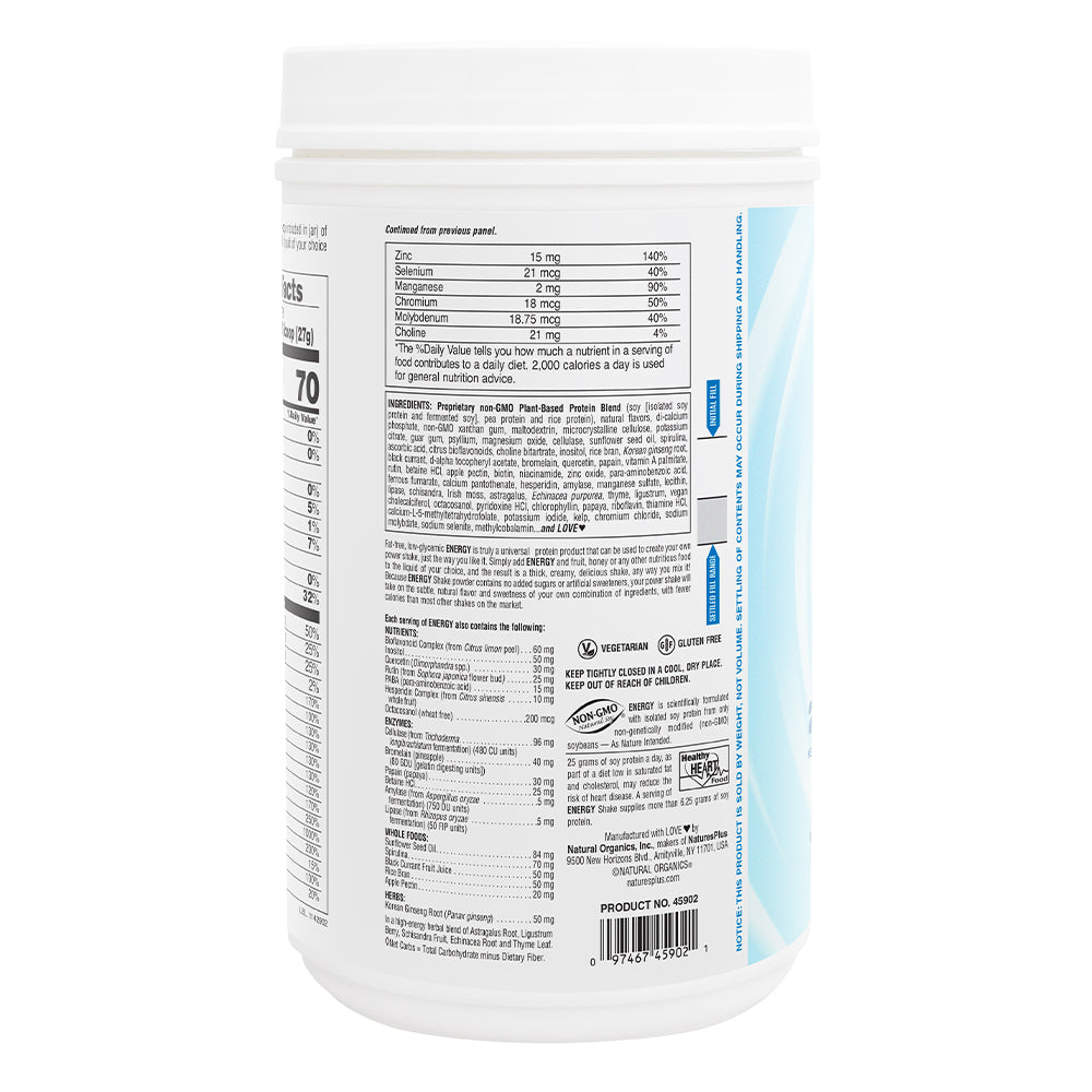 product image of Energy Protein Shake containing 1.70 LB