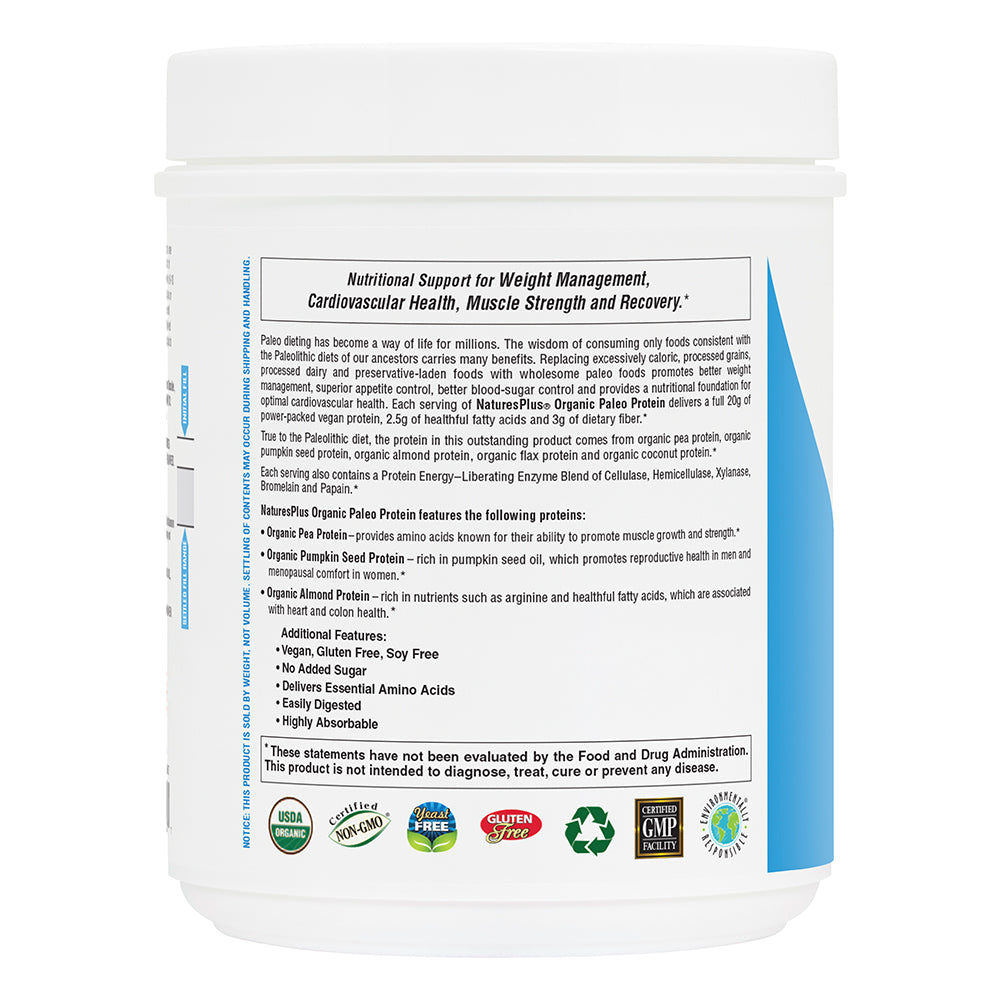 product image of Organic Paleo Protein Powder containing 1.11 LB