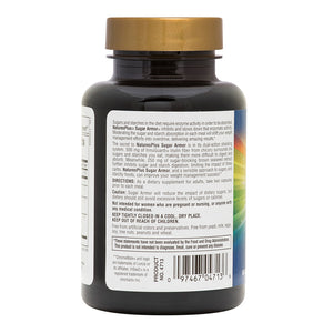 Second side product image of Sugar Armor® Capsules containing 60 Count