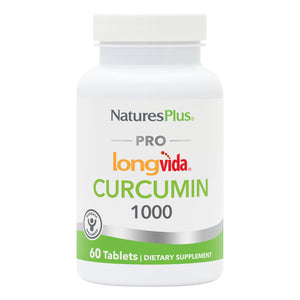 Frontal product image of NaturesPlus PRO Curcumin Longvida® 1000 MG Tablets containing 60 Count