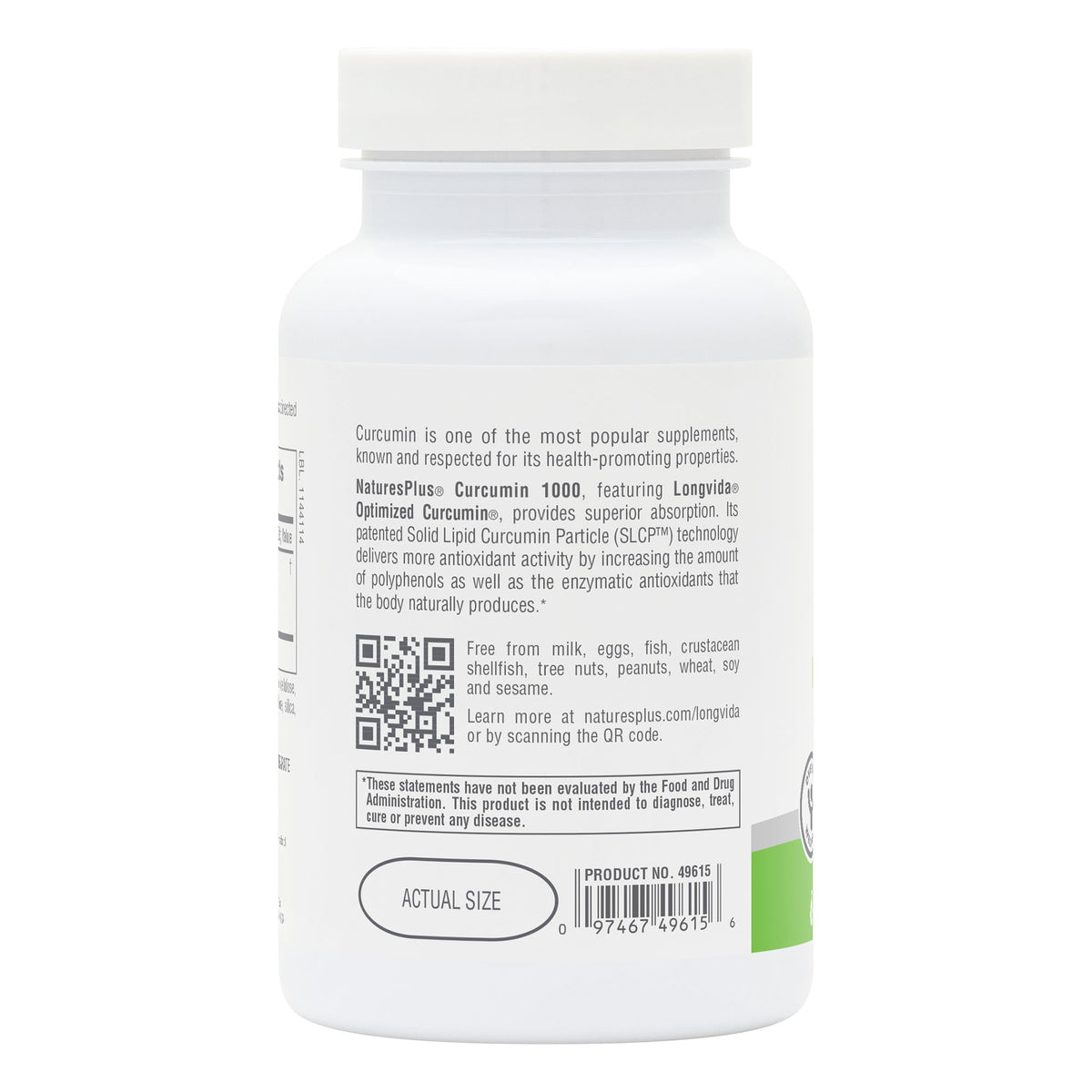 product image of NaturesPlus PRO Curcumin Longvida® 1000 MG Tablets containing 60 Count
