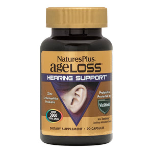 Frontal product image of AgeLoss® Hearing Support Capsules containing 90 Count