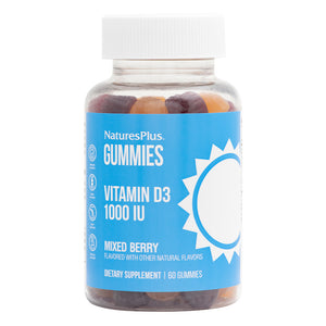 Frontal product image of Gummies Vitamin D3 1000 IU containing 60 Count
