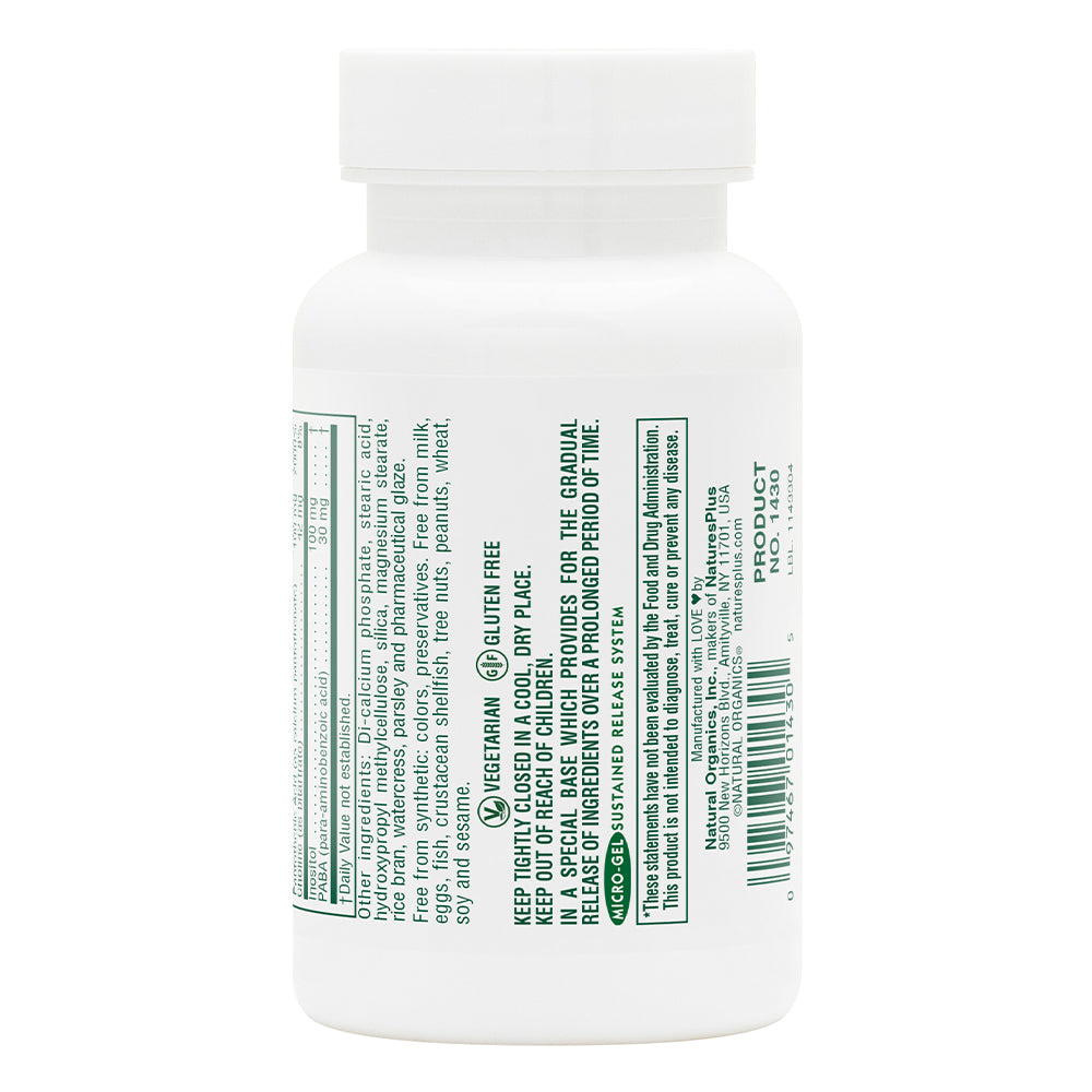 product image of Mega B-100 Sustained Release Tablets containing 60 Count