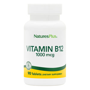 Frontal product image of Vitamin B12 1000 mcg Tablets containing 90 Count
