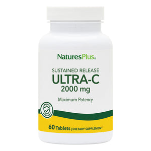 Frontal product image of Ultra-C 2,000 mg Sustained Release Tablets containing 60 Count