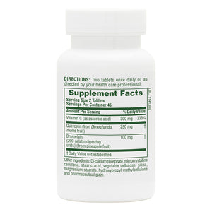First side product image of Quercetin Plus® Tablets containing 90 Count