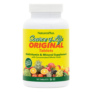 Frontal product image of Source of Life® Multivitamin Tablets containing 90 Count