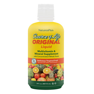 Frontal product image of Source of Life® Multivitamin Liquid containing 30 FL OZ