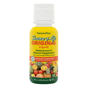 Frontal product image of Source of Life® Multivitamin Liquid containing 8 FL OZ
