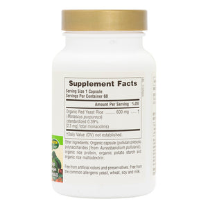First side product image of Source of Life® Garden Red Yeast Rice Capsules containing 60 Count