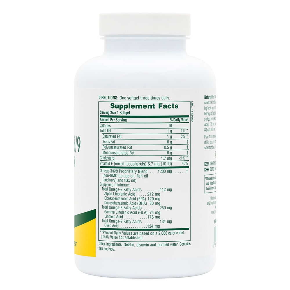 product image of Ultra Omega 3/6/9™ Softgels containing 120 Count