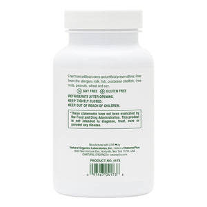 Second side product image of Egg Yolk Lecithin 600 mg Capsules containing 180 Count