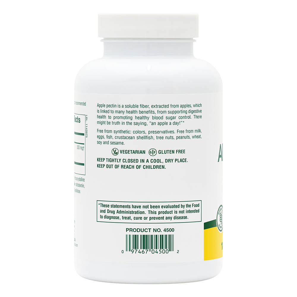 product image of Apple Pectin 500 mg Tablets containing 180 Count