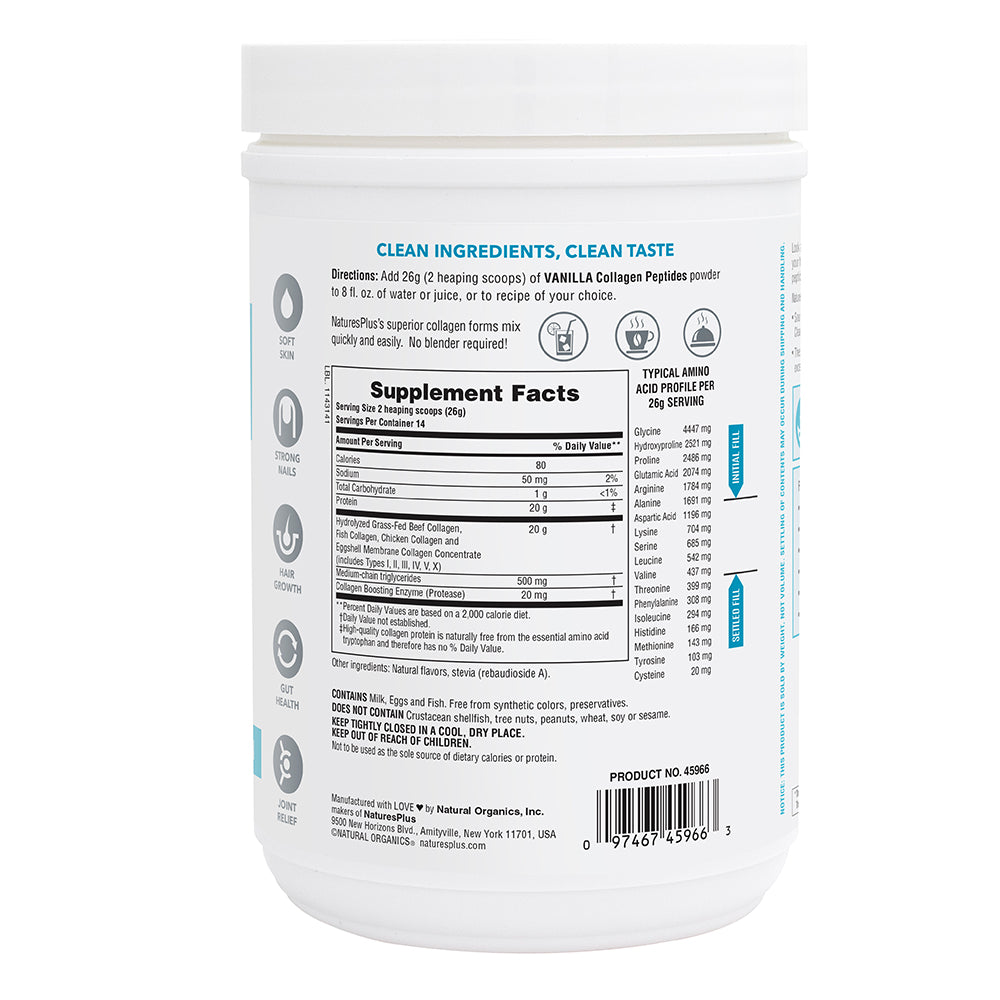 product image of Collagen Peptides Vanilla containing 0.80 LB