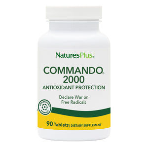 Frontal product image of Commando® 2000 Antioxidant Protection Tablets containing 90 Count