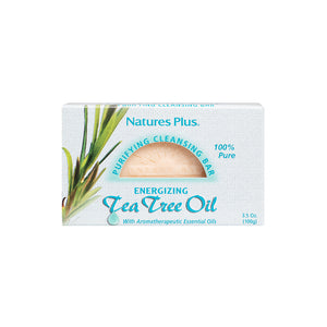 Frontal product image of Tea Tree Oil Cleansing Bar containing 3.50 OZ