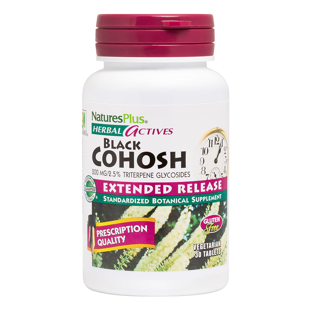 product image of Herbal Actives Black Cohosh Extended Release Tablets containing 30 Count