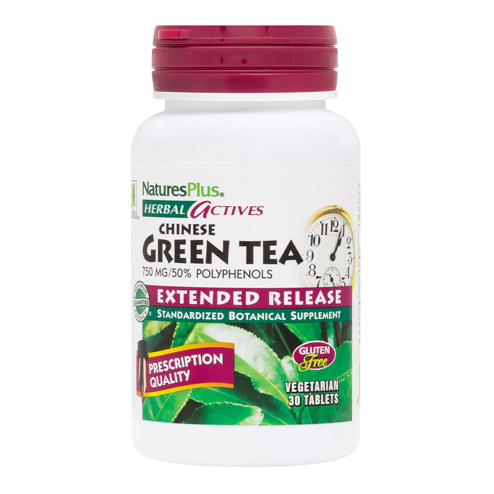 product image of Herbal Actives Chinese Green Tea Extended Release Tablets containing 30 Count