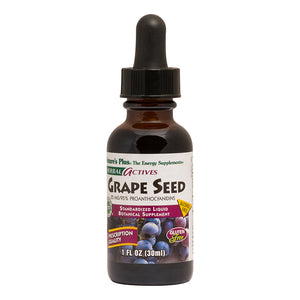 Frontal product image of Herbal Actives Grape Seed Liquid containing 1 FL OZ