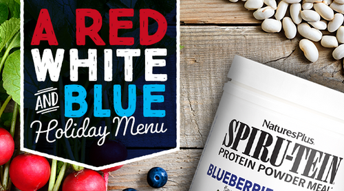A Red, White and Blue Holiday Menu