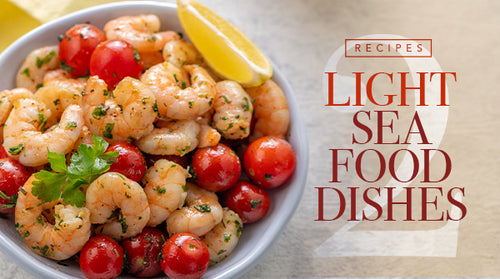 Two Light Seafood Dishes