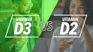 Comparison imagery of Vitamin D3 versus Vitamin D2