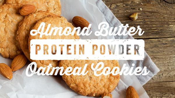 Almond Butter Protein Powder Oatmeal Cookies