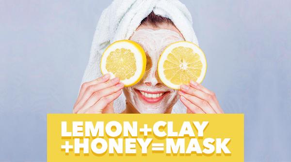 DIY Lemon Clay Mask