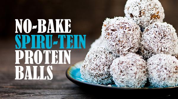 No-Bake SPIRU-TEIN Protein Balls