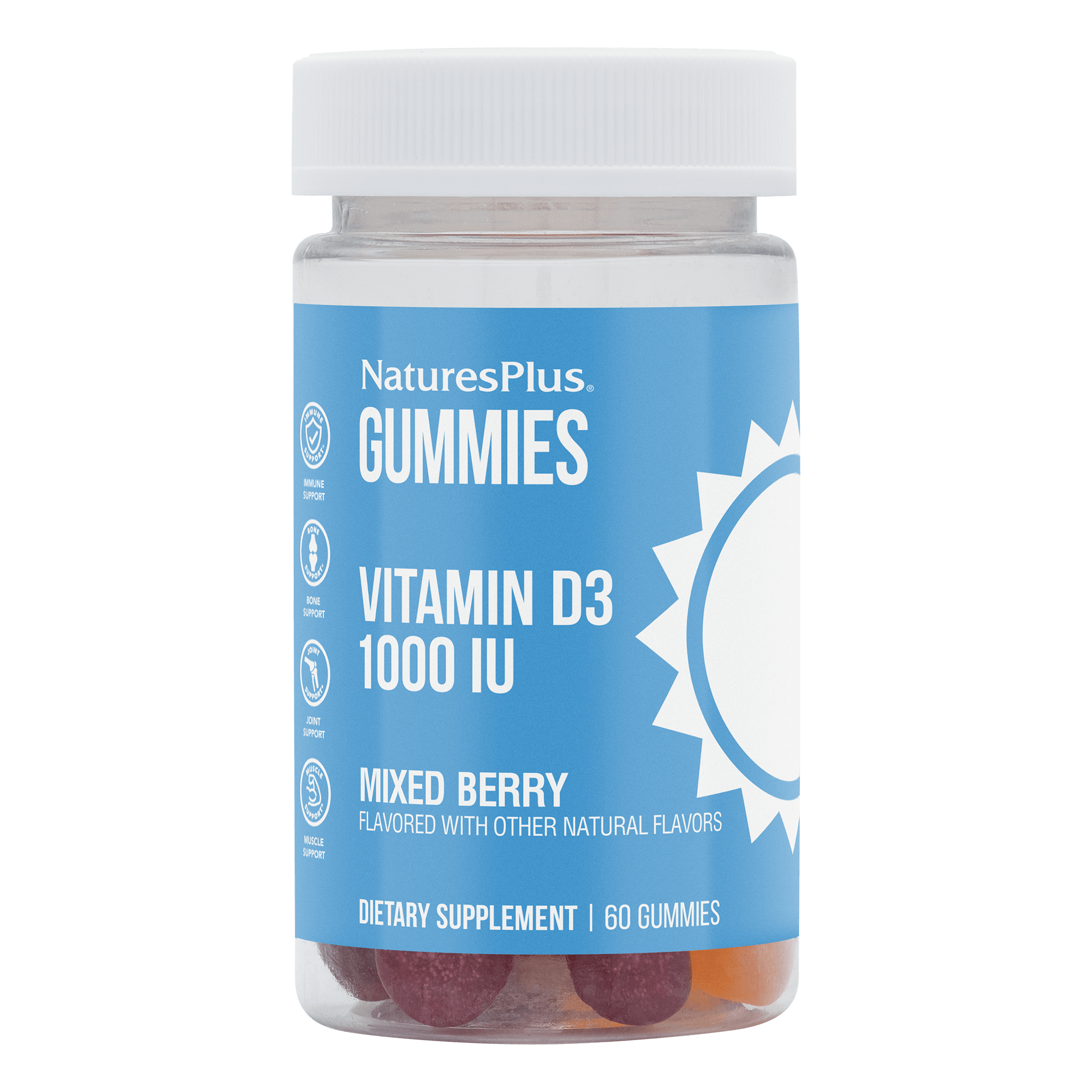 Gummies Vitamin D3 1000 IU - 60 Count