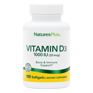 Vitamin D3 1000 IU Softgels - 180 Count