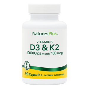 Vitamin D3 1000 IU/Vitamin K2 100 mcg Capsules - 