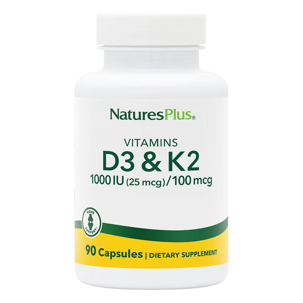 Vitamin D3 1000 IU/Vitamin K2 100 mcg Capsules