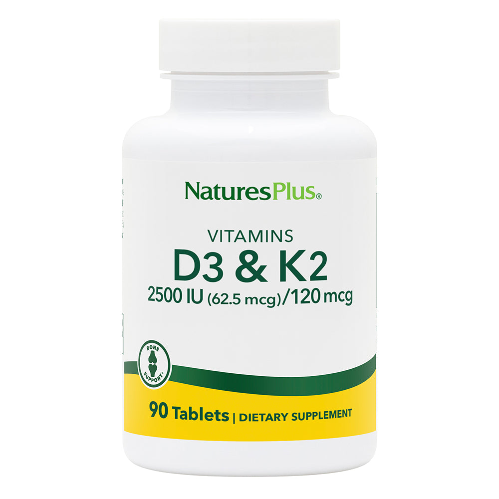 NaturesPlus Vitamins D3 & K2