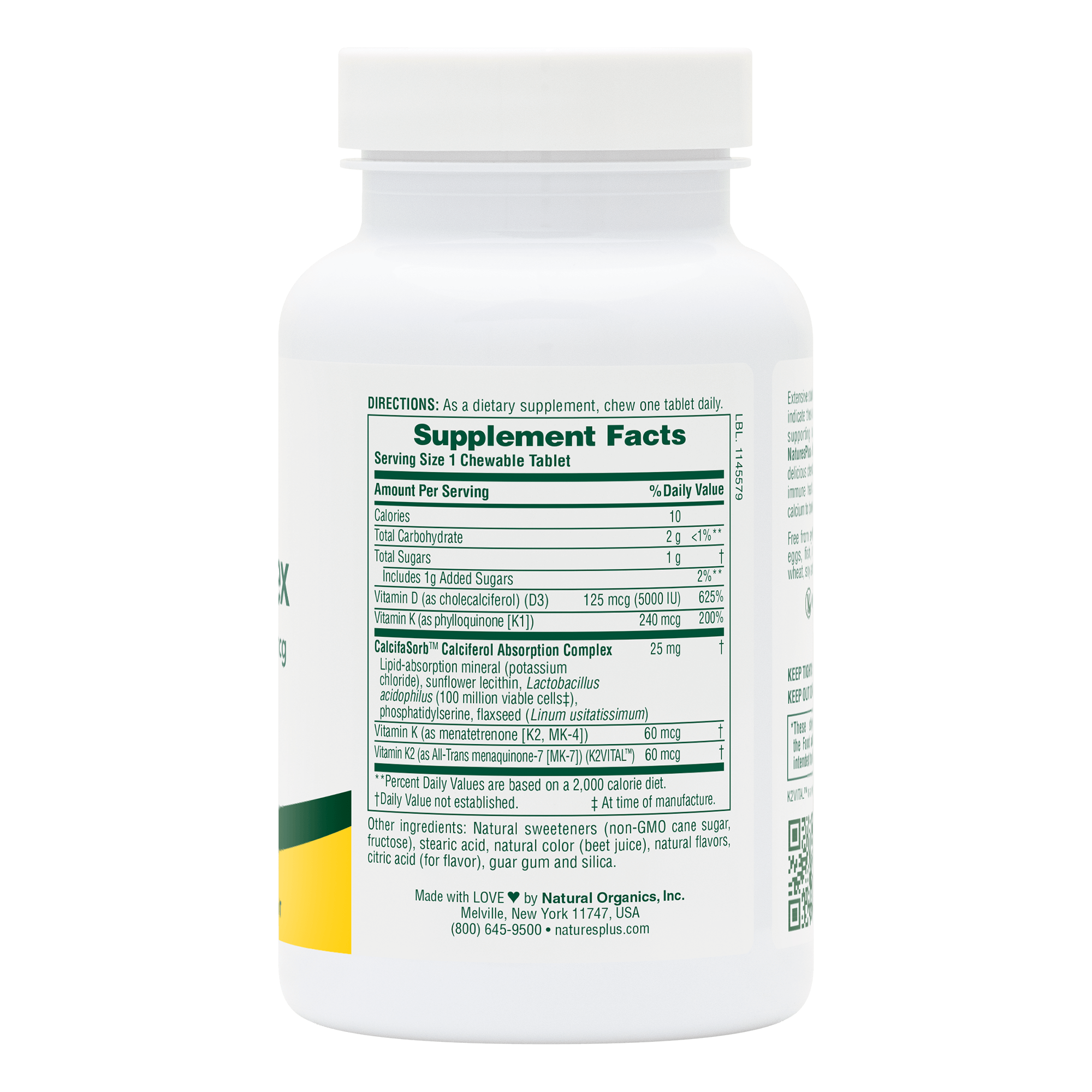 Chewable D & K Complex - 60 Count