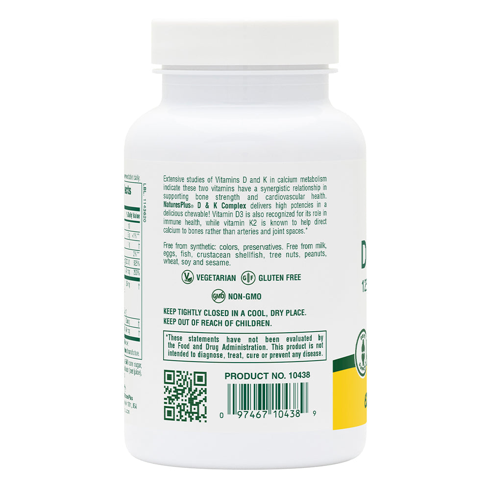 product image of Chewable D & K Complex containing 60 Count