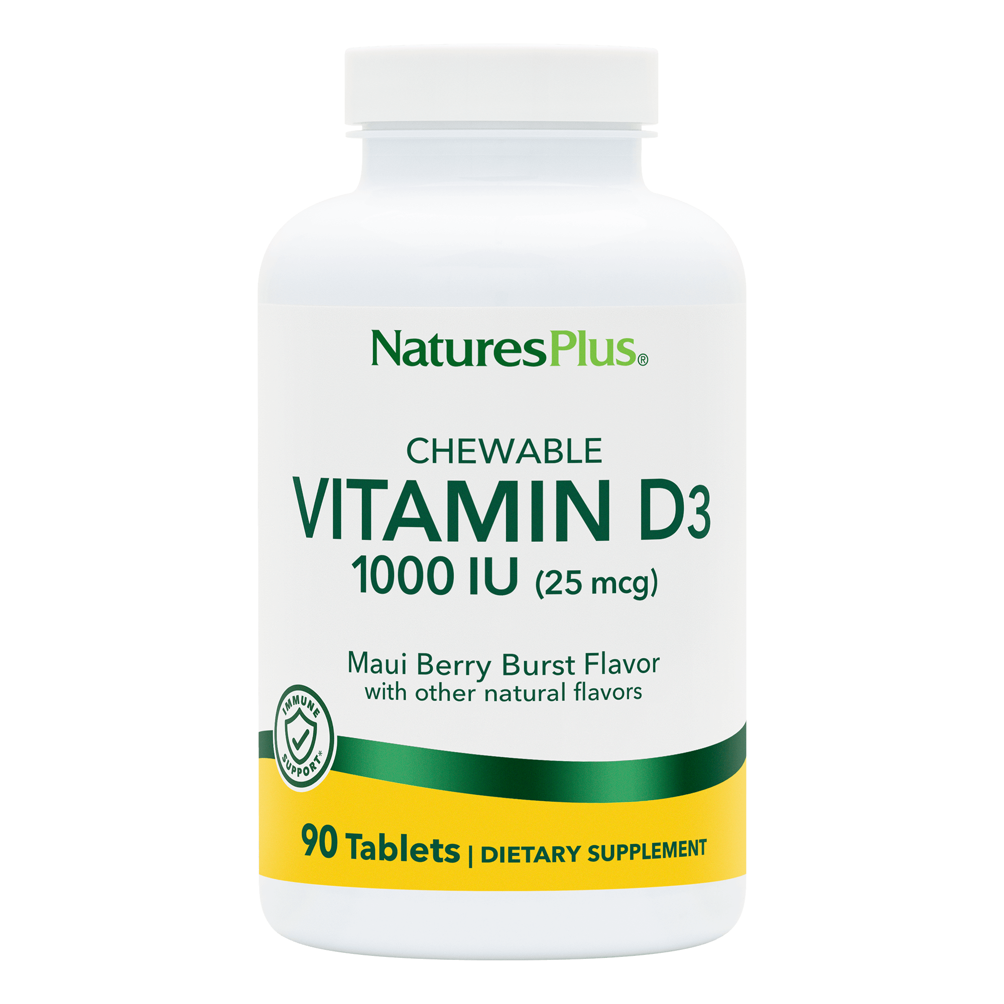Adults Chewable Vitamin D3 1000 IU - 90 Count